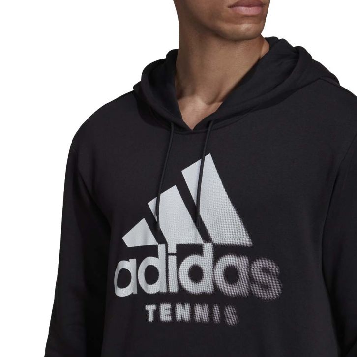 handtekening meloen procent Adidas Tennis Graphic Zwart Hoodie - Tennisdeals
