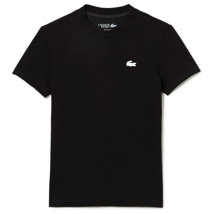 T-Shirt Lacoste Sport Femme Jersey Noir - Tennisdeals