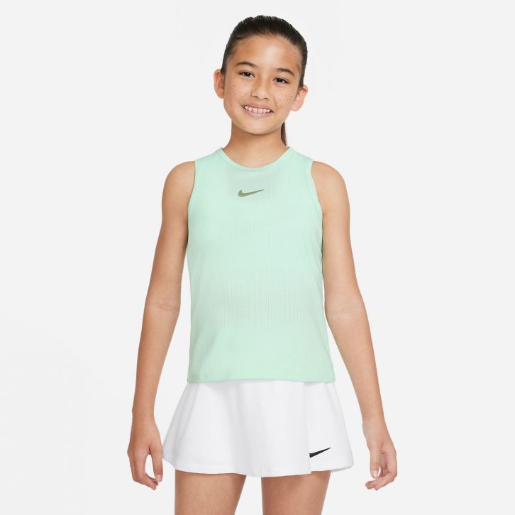 zweer Geloofsbelijdenis Barry Nike Court Junior Dri-Fit Victory Mint Tanktop - Tennisdeals